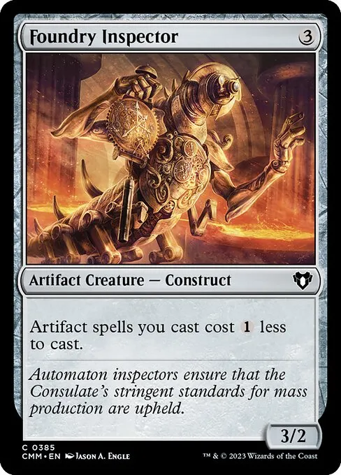Foundry Inspector — Commander Masters