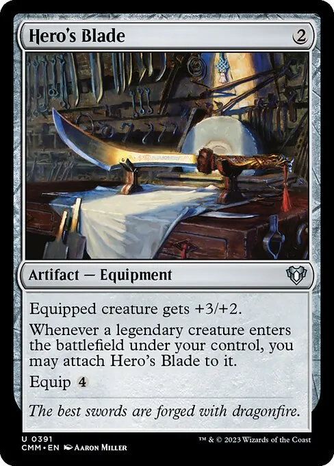 Hero's Blade — Commander Masters