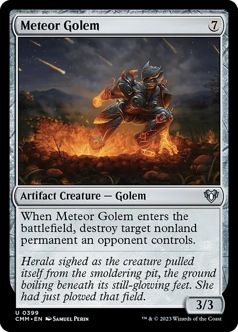 Meteor Golem — Commander Masters