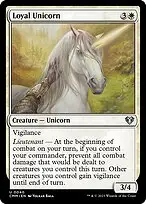 Loyal Unicorn — Commander Masters