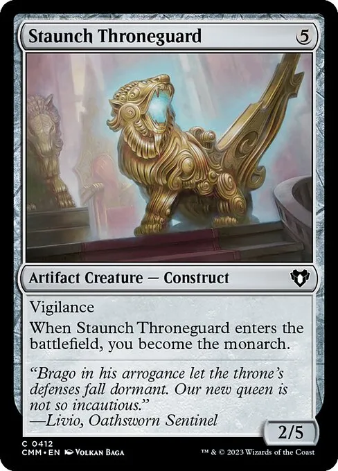 Staunch Throneguard — Commander Masters