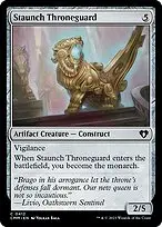 Staunch Throneguard — Commander Masters