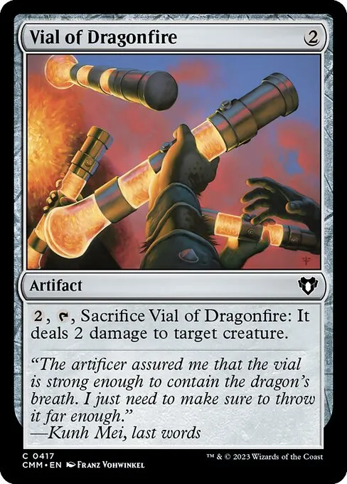 Vial of Dragonfire — Commander Masters