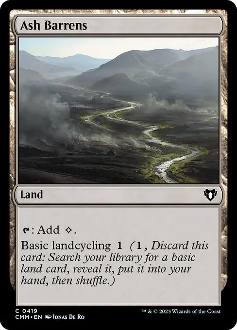 Ash Barrens — Commander Masters