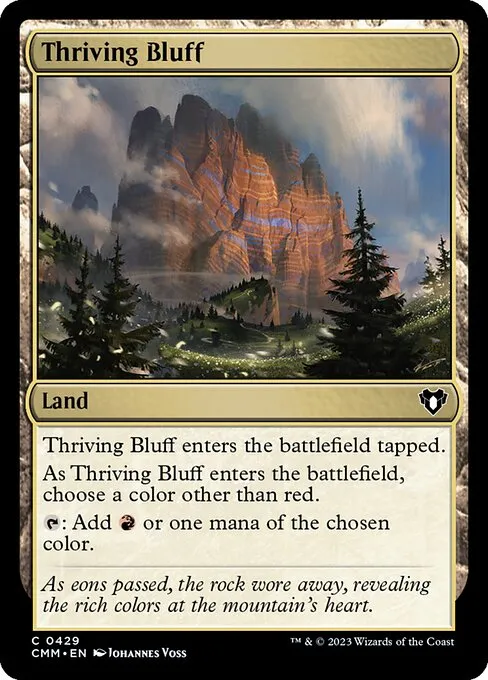 Thriving Bluff — Commander Masters