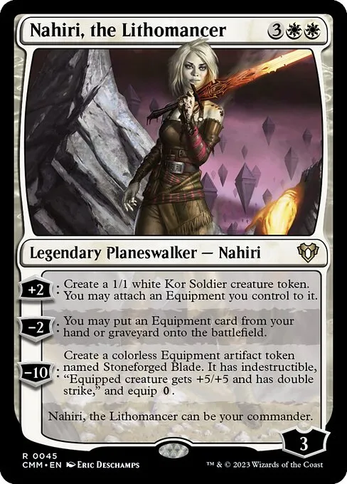 Nahiri, the Lithomancer — Commander Masters
