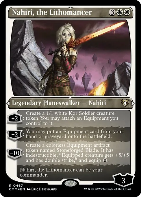 Nahiri, the Lithomancer — Commander Masters
