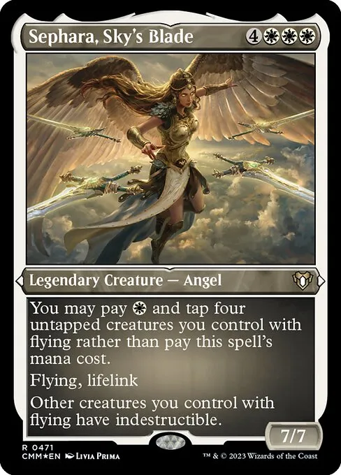 Sephara, Sky's Blade — Commander Masters