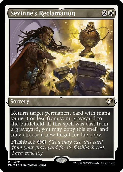 Sevinne's Reclamation — Commander Masters