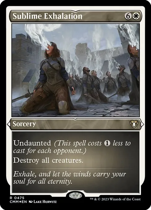 Sublime Exhalation — Commander Masters