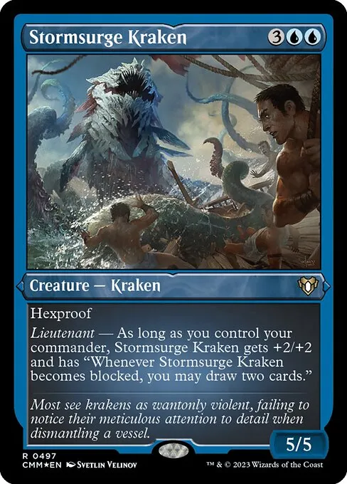 Stormsurge Kraken — Commander Masters