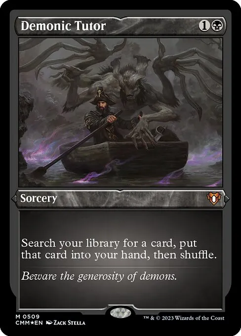 Demonic Tutor — Commander Masters