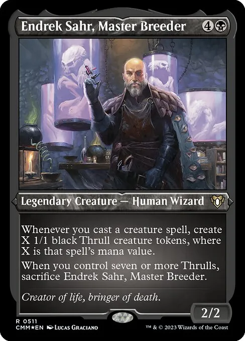 Endrek Sahr, Master Breeder — Commander Masters