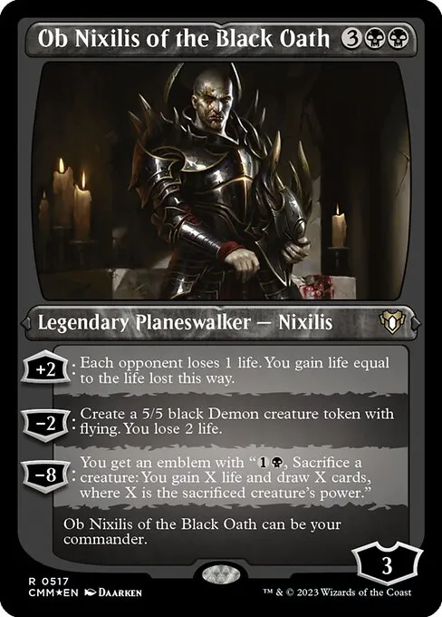 Ob Nixilis of the Black Oath — Commander Masters