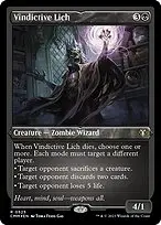 Vindictive Lich — Commander Masters