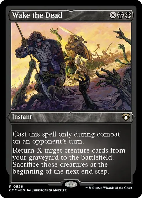 Wake the Dead — Commander Masters