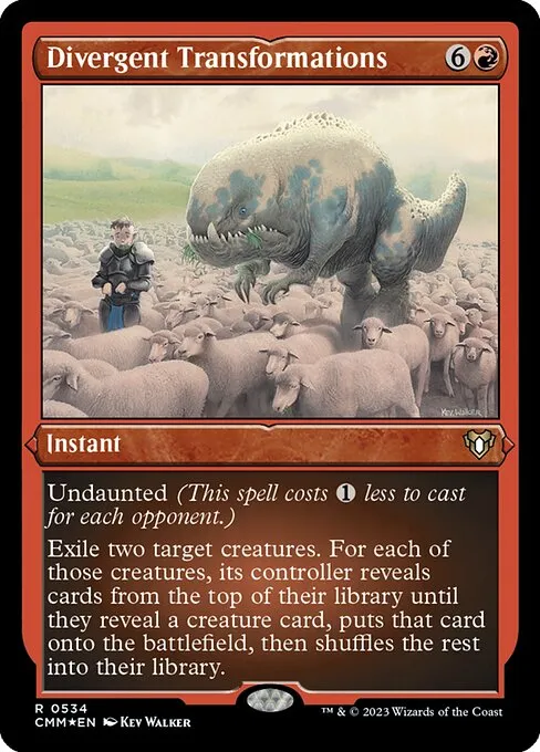 Divergent Transformations — Commander Masters