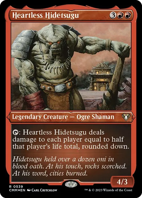 Heartless Hidetsugu — Commander Masters