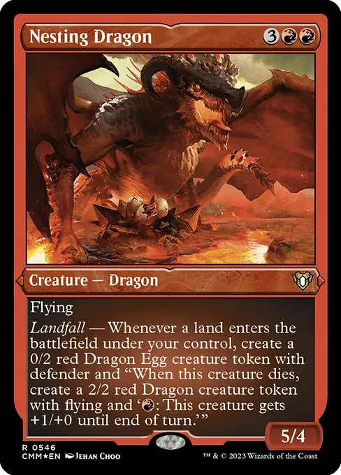 Nesting Dragon — Commander Masters