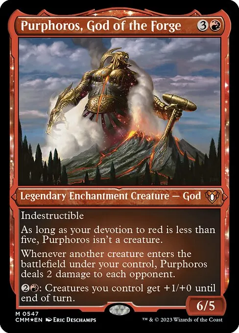 Purphoros, God of the Forge — Commander Masters