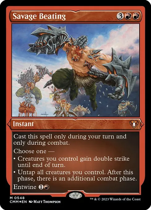 Savage Beating — Commander Masters