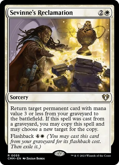 Sevinne's Reclamation — Commander Masters