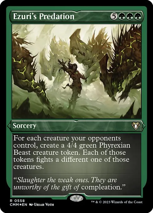 Ezuri's Predation — Commander Masters