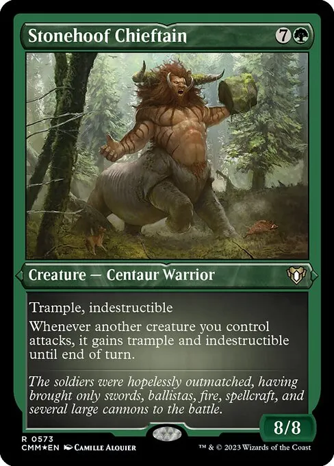 Stonehoof Chieftain — Commander Masters