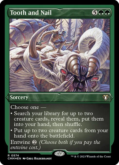 Tooth and Nail — Commander Masters