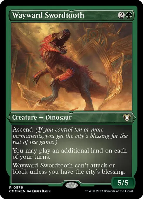 Wayward Swordtooth — Commander Masters