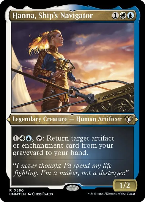 Hanna, Ship's Navigator — Commander Masters