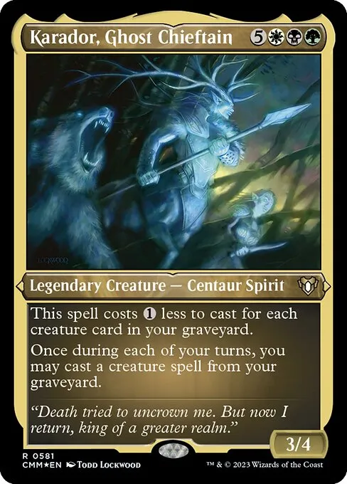 Karador, Ghost Chieftain — Commander Masters