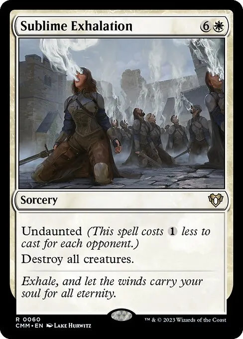 Sublime Exhalation — Commander Masters