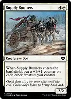 Supply Runners — Commander Masters