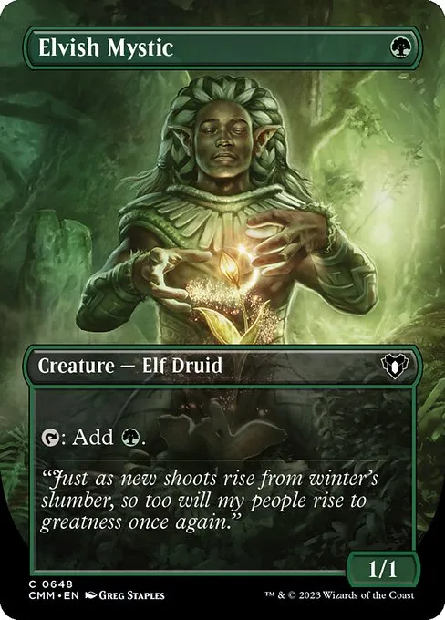 Elvish Mystic — Commander Masters