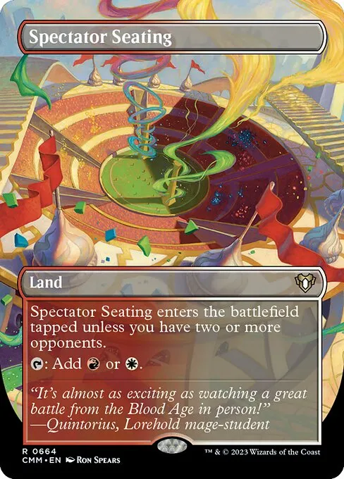 Spectator Seating — Commander Masters