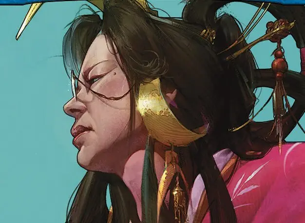 Art detail — Azami, Lady of Scrolls