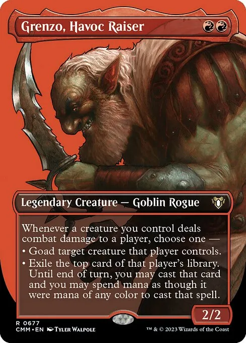 Grenzo, Havoc Raiser — Commander Masters