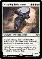 Wakening Sun's Avatar — Commander Masters