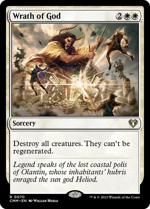 Wrath of God — Commander Masters