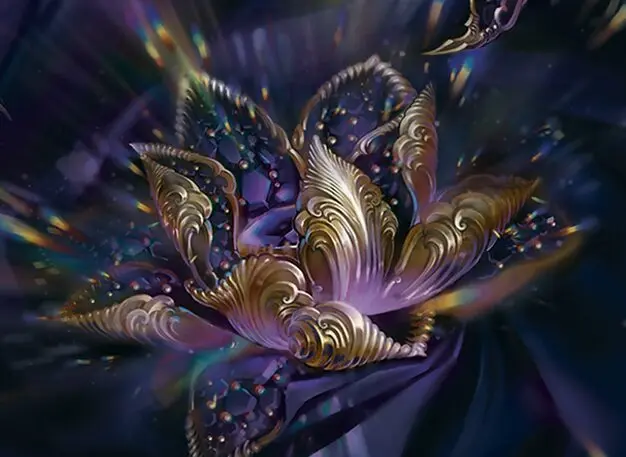 Art detail — Jeweled Lotus