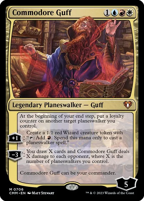 Commodore Guff — Commander Masters