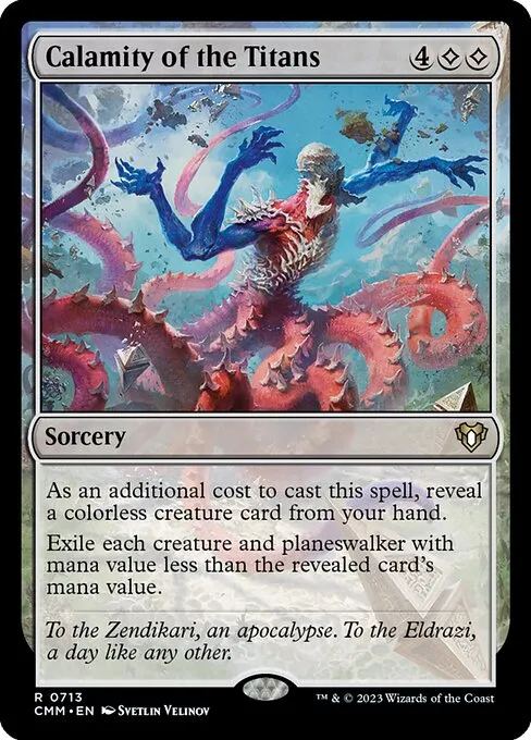 Calamity of the Titans — Commander Masters