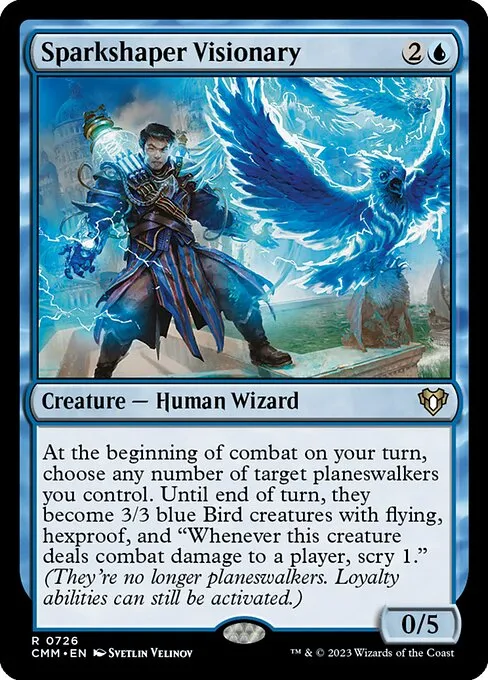 Sparkshaper Visionary — Commander Masters
