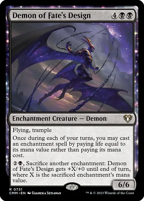 Demon of Fate's Design — Commander Masters