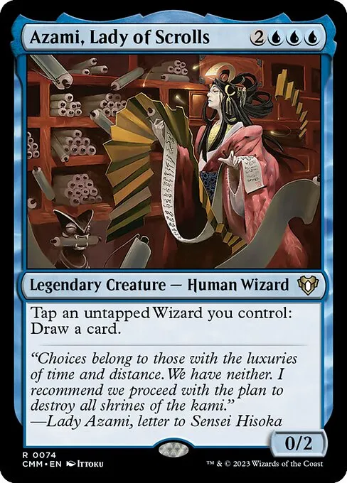 Azami, Lady of Scrolls — Commander Masters