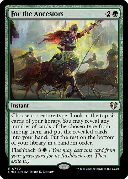 For the Ancestors — Commander Masters