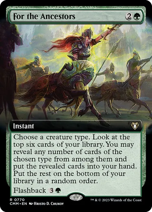 For the Ancestors — Commander Masters