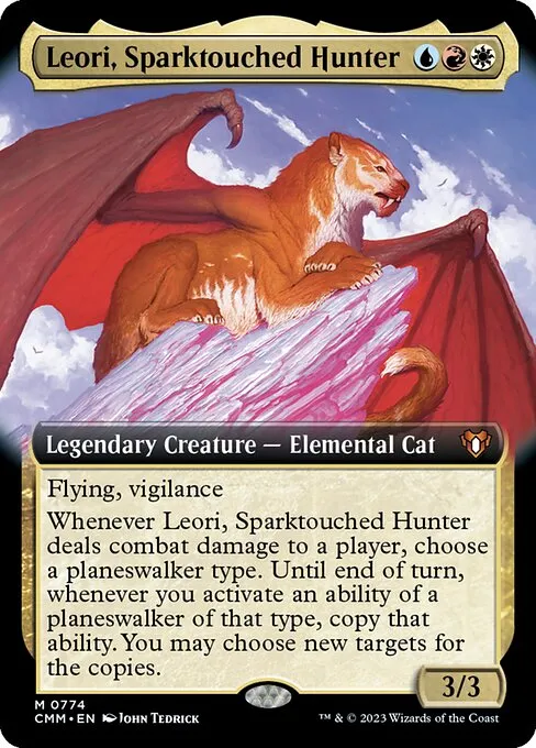 Leori, Sparktouched Hunter — Commander Masters