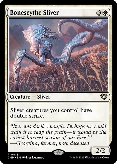 Bonescythe Sliver — Commander Masters